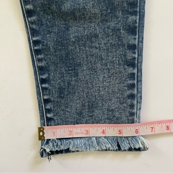 Kancan High Rise Distressed Jeans Size 3XL Raw Hem - Picture 7 of 7